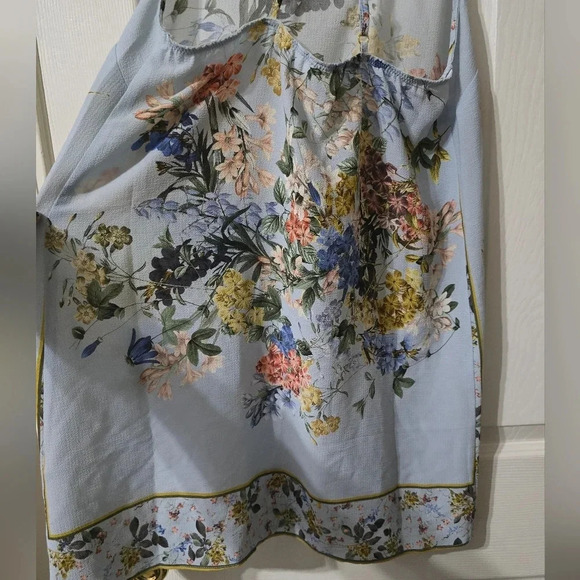FLORA NIKROOZ Kayla Sleep Chemise/Slip Dress in Vintage Floral Print, EUC! - Picture 6 of 11